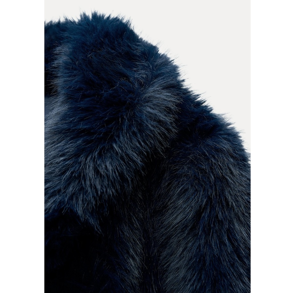 Zara FAUX FUR SHORT COAT - Picture 14 of 16